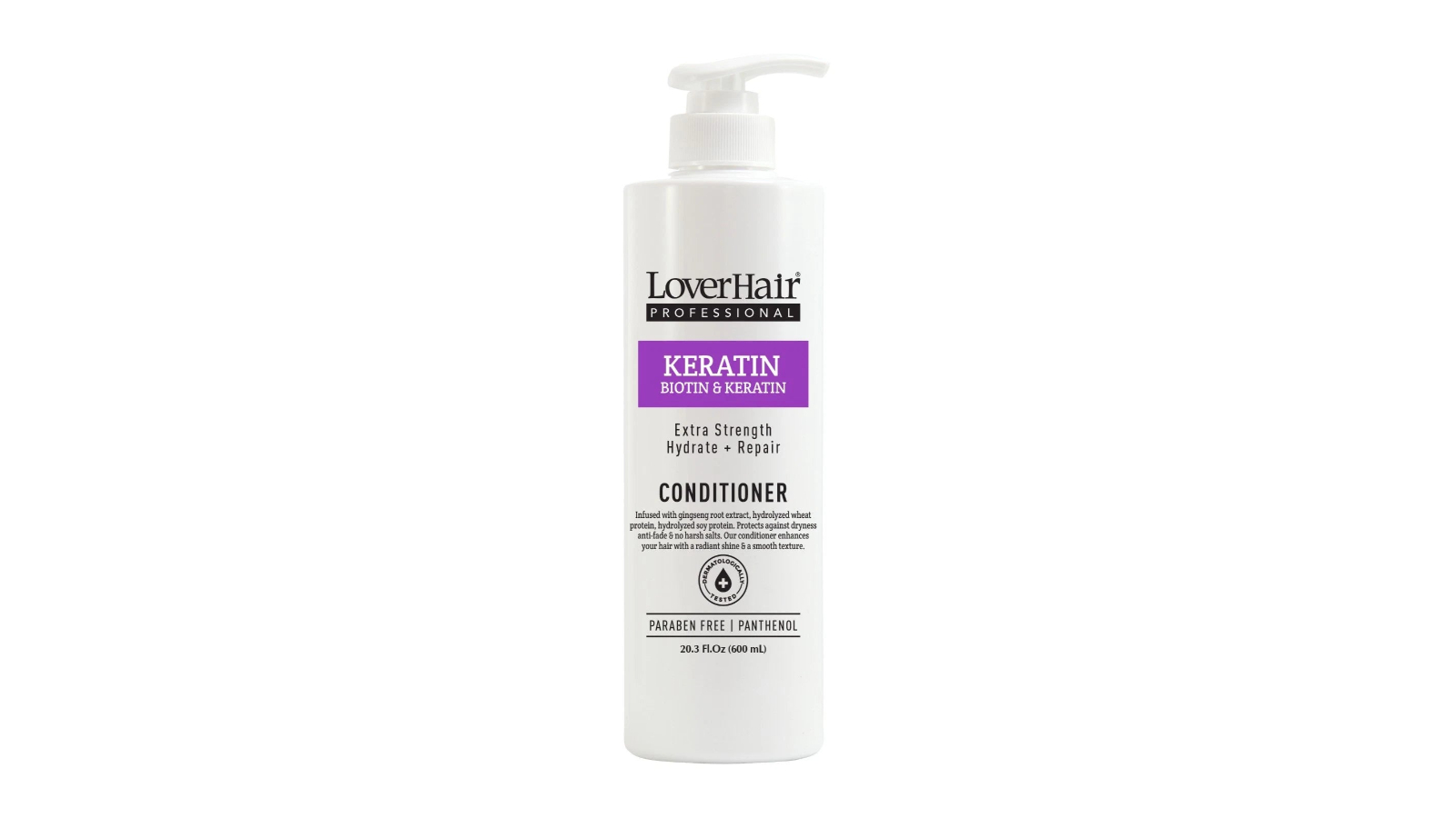 LoverHair Professional Keratin Conditioner - 600ml