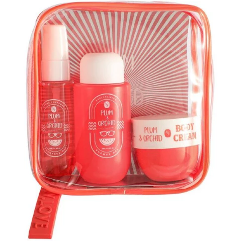VV Love 3 Piece Plum/Orchid Bath and Body Gift Set