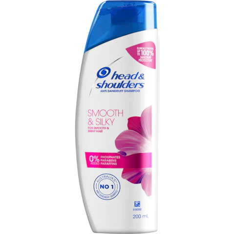 Head & Shoulders Smooth and Silky Anti-Dandruff Shampoo - 200ml