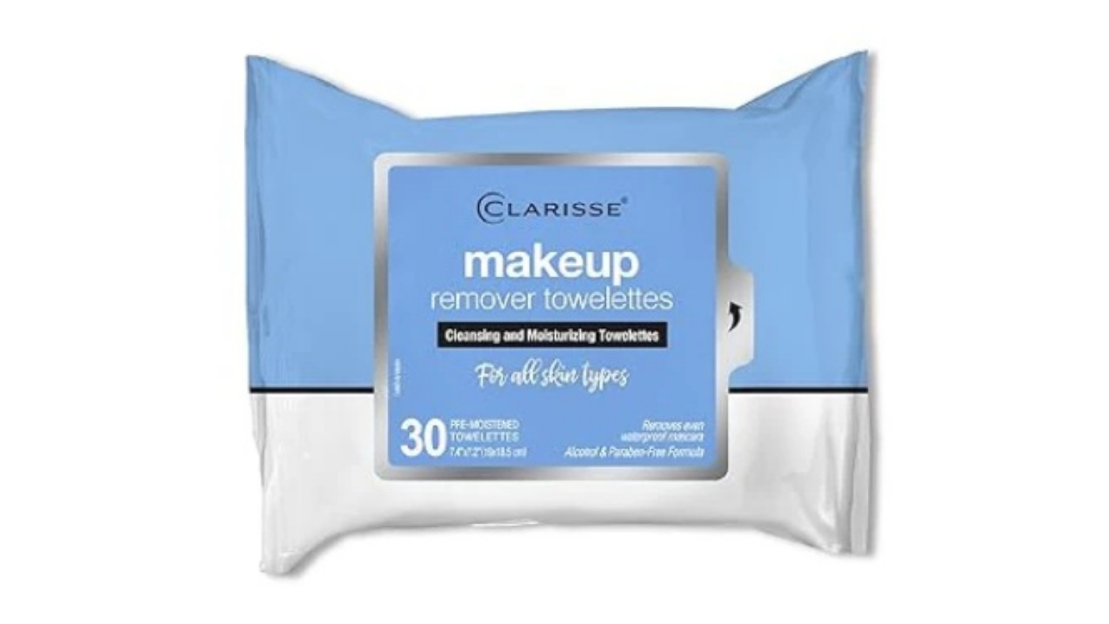 Clarisse Pack of 30 Makeup Remover Cleansing Wipes