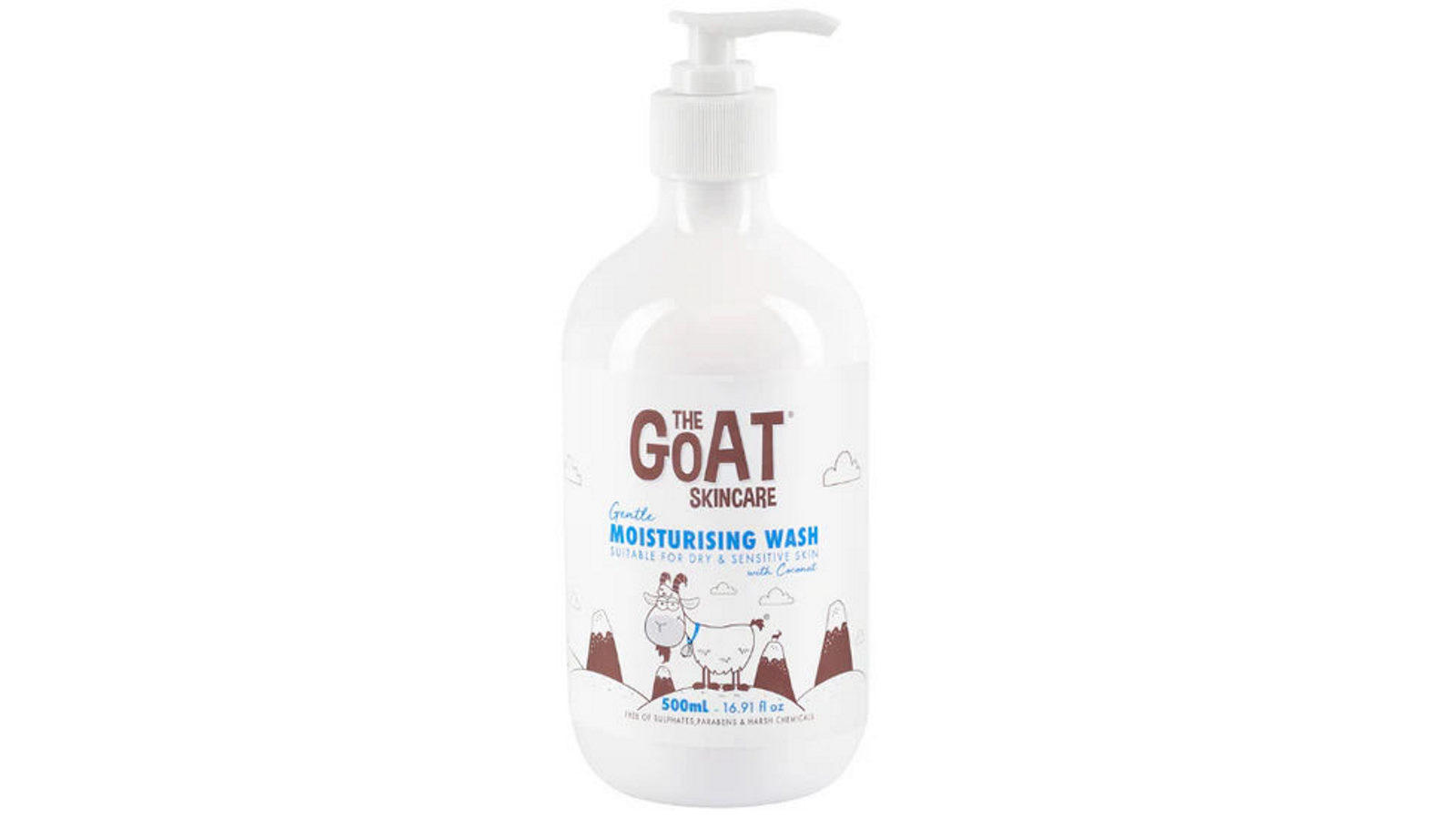 The Goat Skincare 500ml Coconut Body Wash For Sensitive Skin