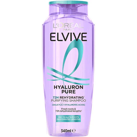 L'Oreal Paris Elvive Hyaluron Pure Purifying Shampoo - 340ml