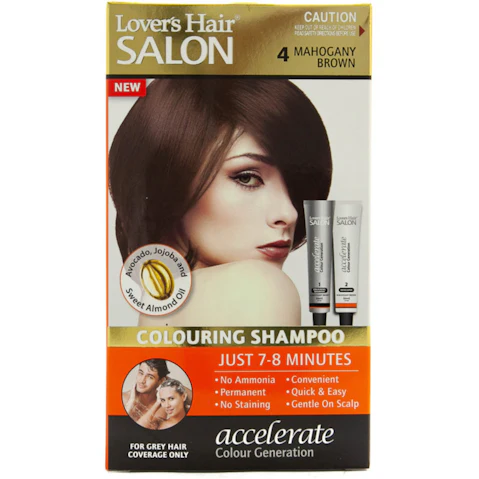Lover's Hair Salon Coloring Shampoo - Mahogany Brown