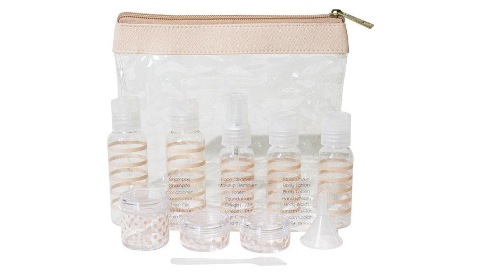 Tender Love Travel Pouch with Bottles Oat