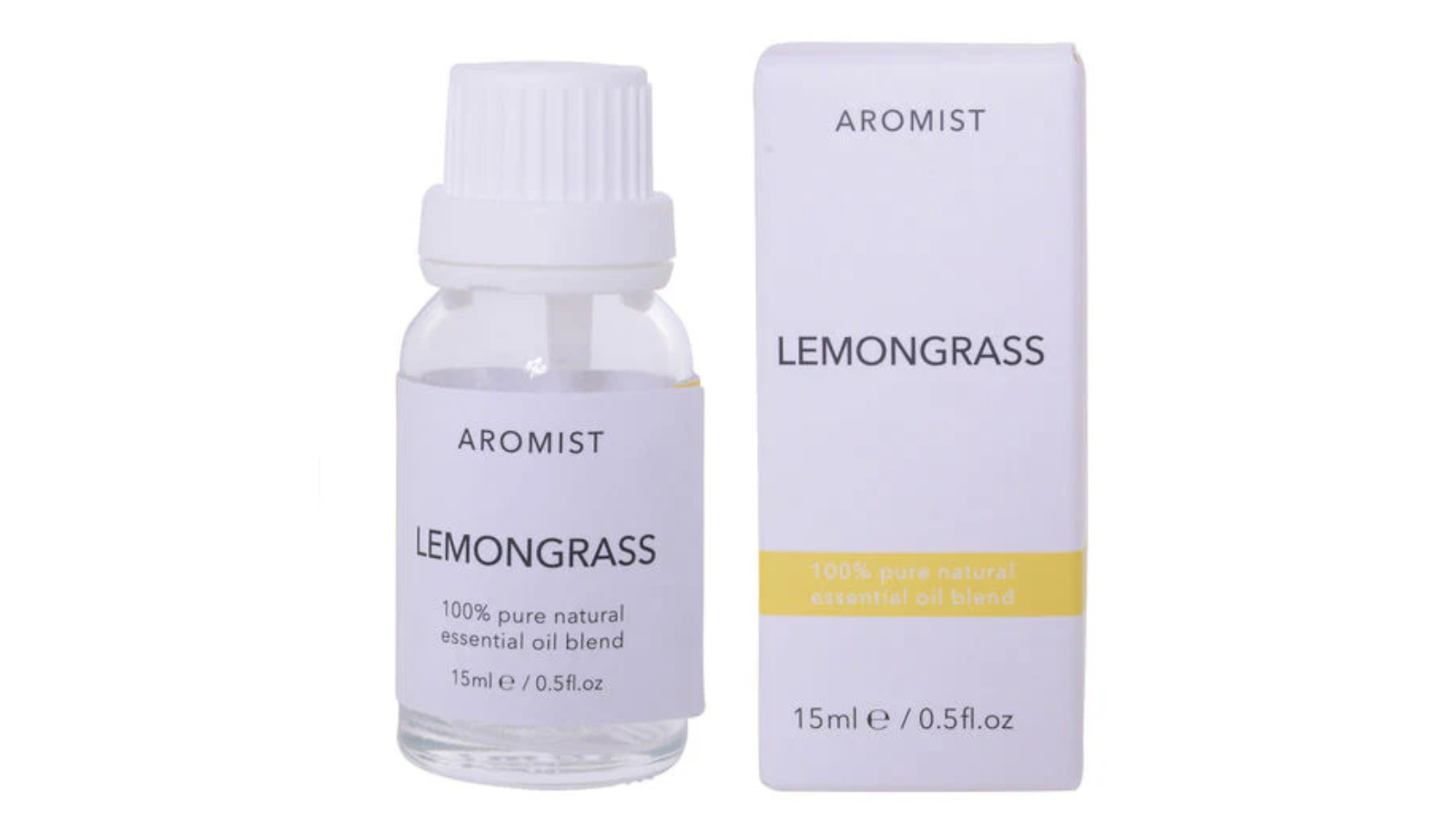 Aromist Aromatherapy Lemongrass Scent Oil for Diffuser - 15ml