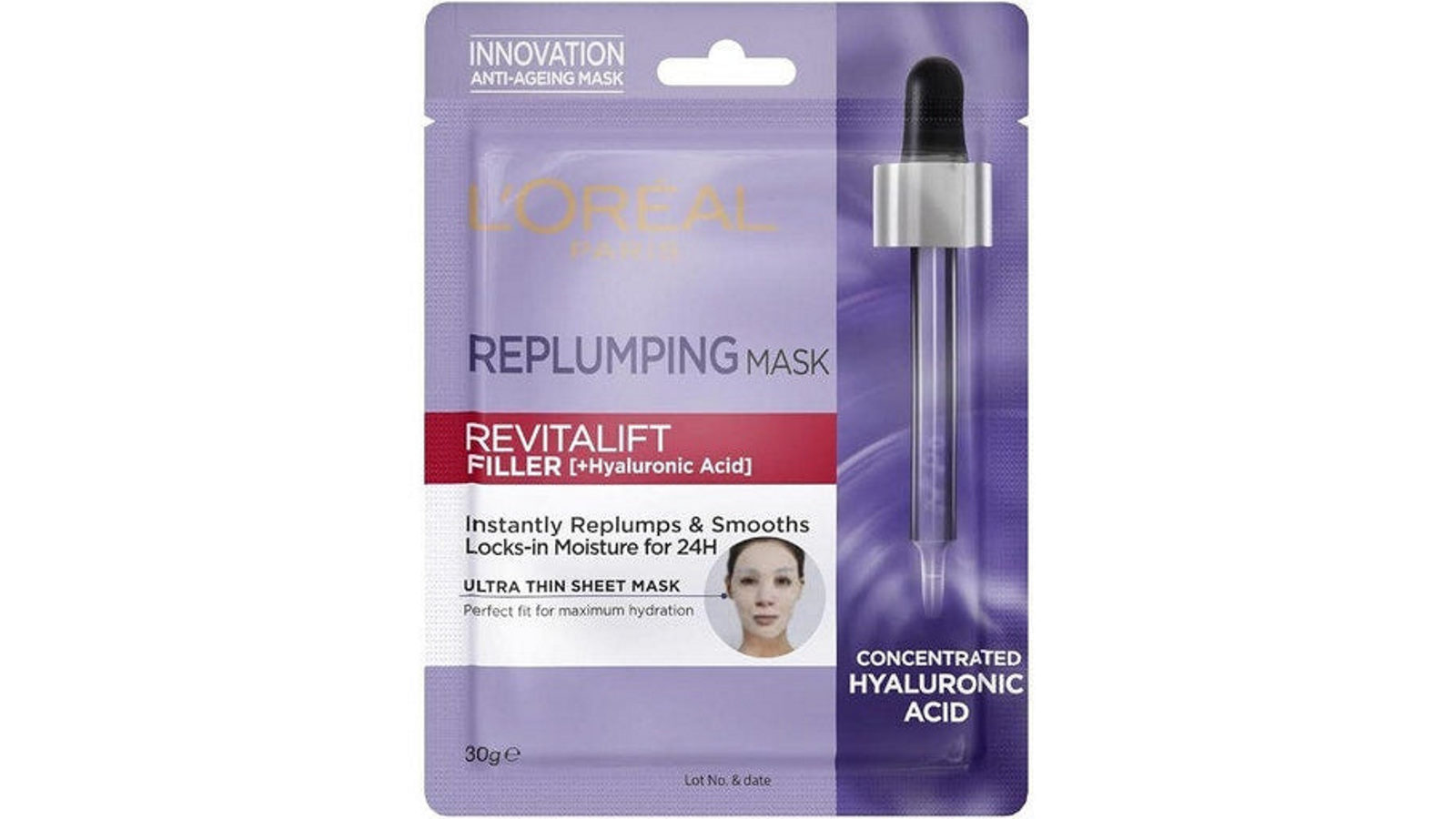 L'Oreal Paris Revitalift Filler Hyaluronic Acid Plumping Mask