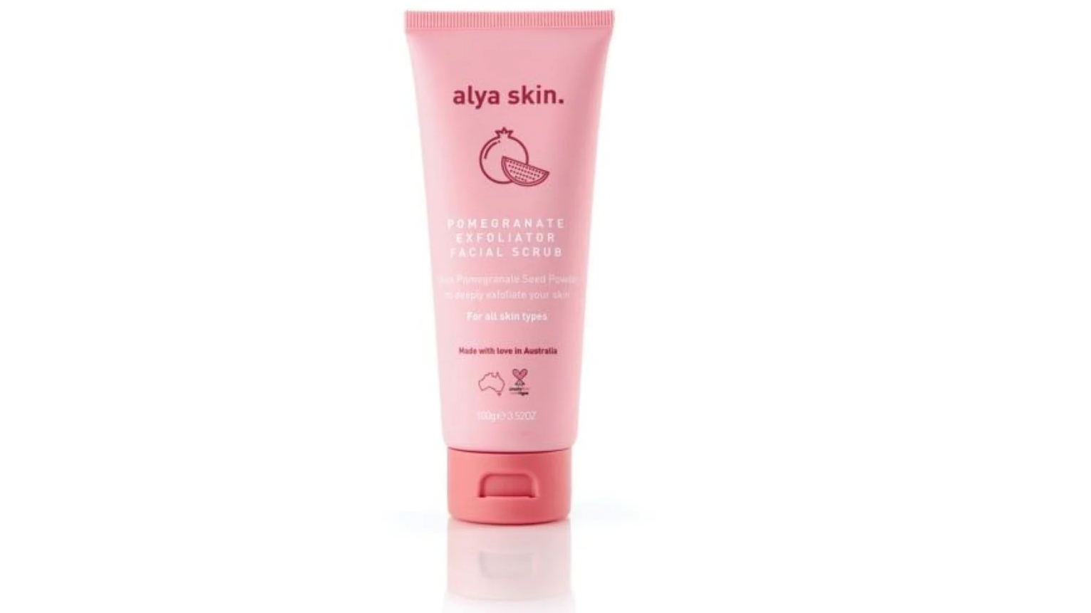 Alya Skin Pomegranate Facial Exfoliator Face Scrub - 100g