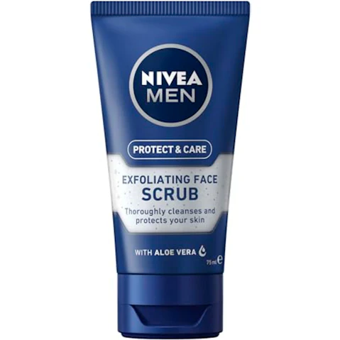 Nivea Men Protect and Care Exfoliating Face Scrub - 75ml