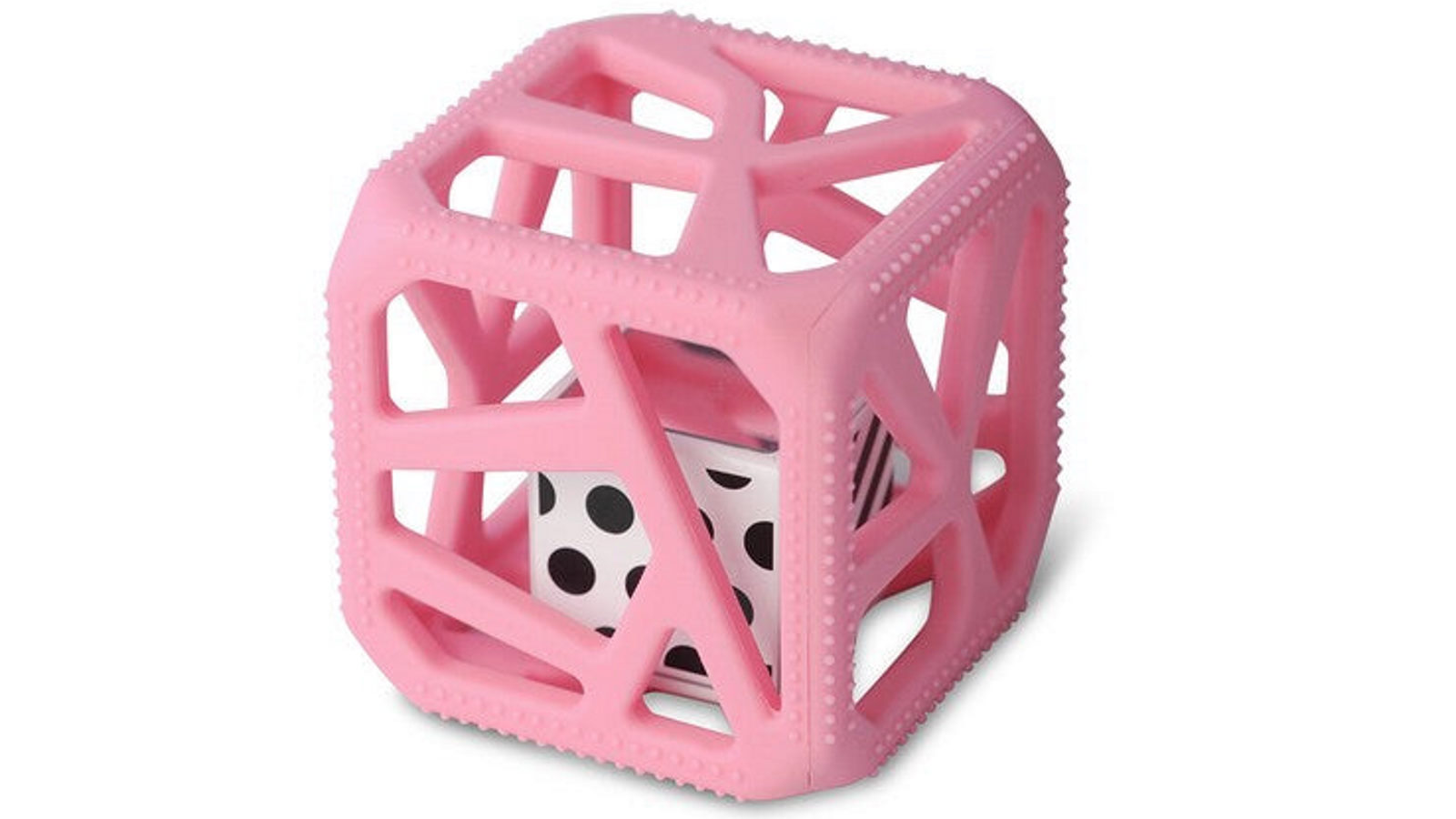 Malarkey Kids Teething Chew Cube - Pink