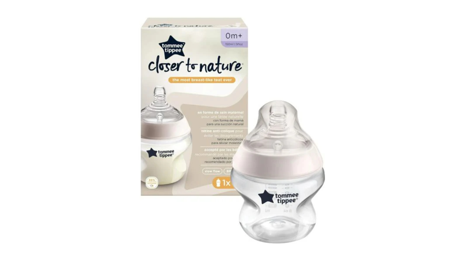 Tommee Tippee Closer to Nature Natural Start Bottle - 150ml