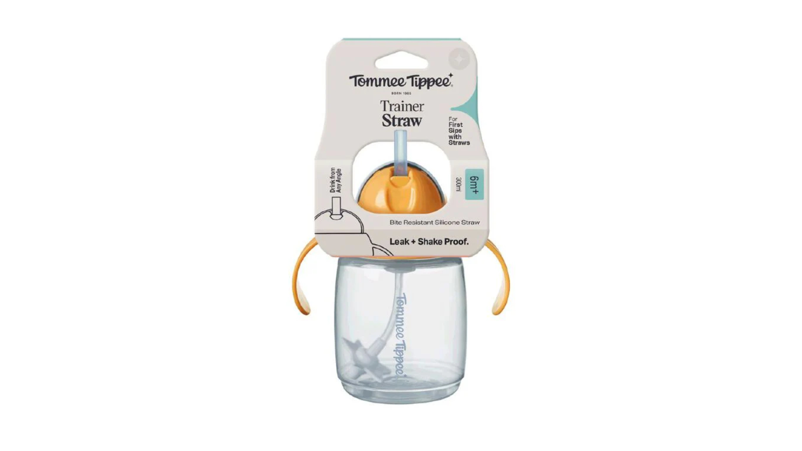 Tommee Tippee 300ml Trainer Straw Cup - 6 month