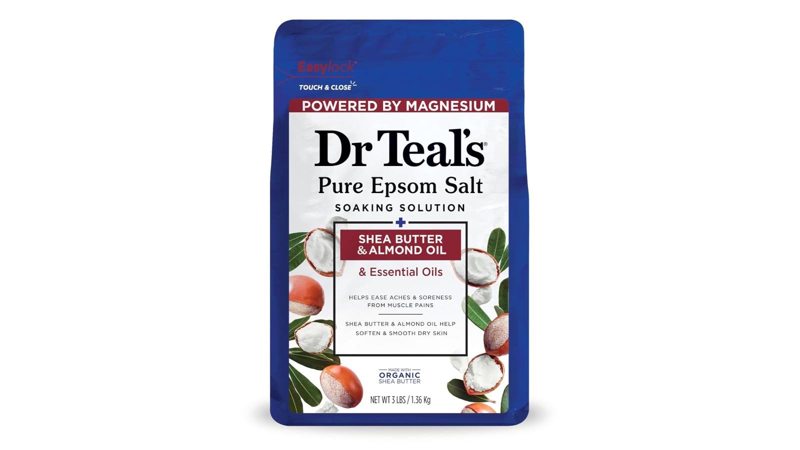 Dr Teal's Shea and Almond Salt - 1.36 kg
