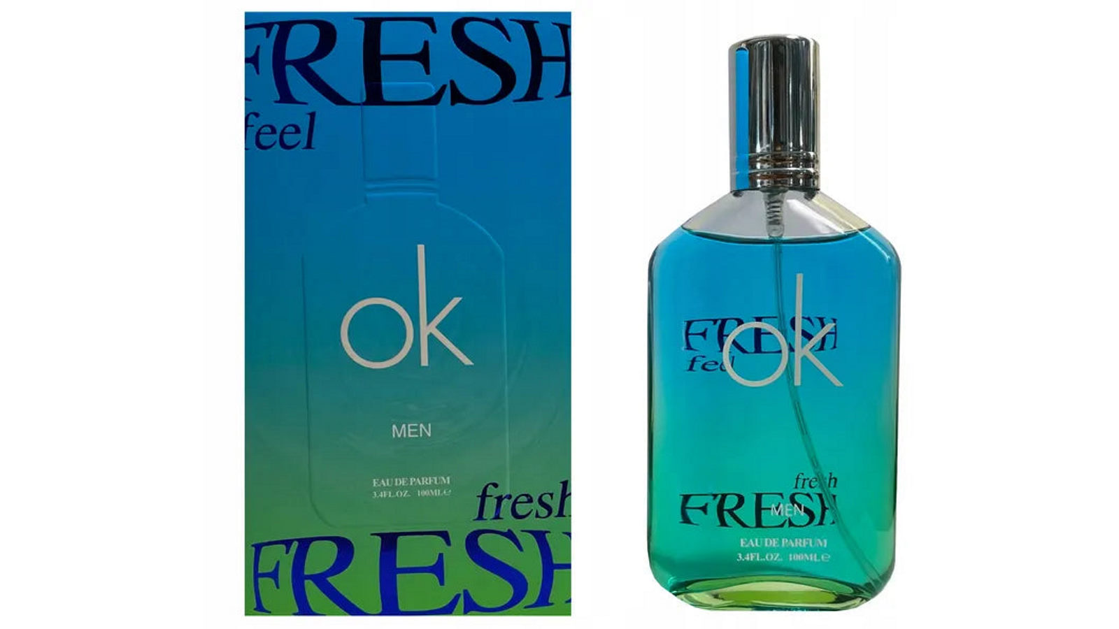 Lovali Feel Fresh Ok EDP For Men Fragrance Spray - 100ml