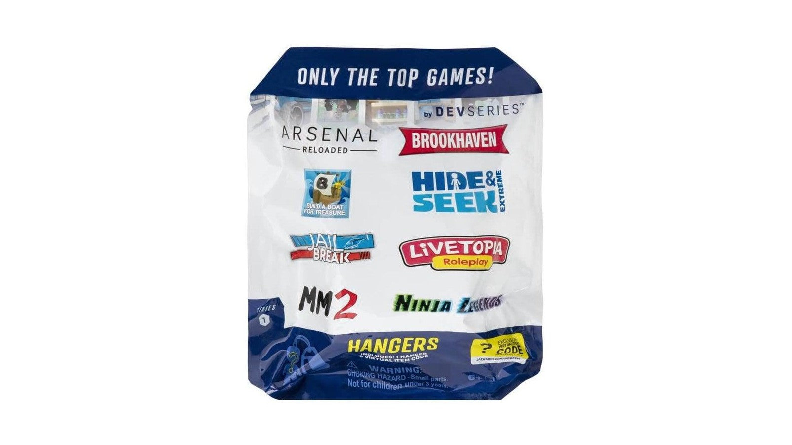 Jazwares Assorted Roblox DevSeries Hangers Blind Bag 