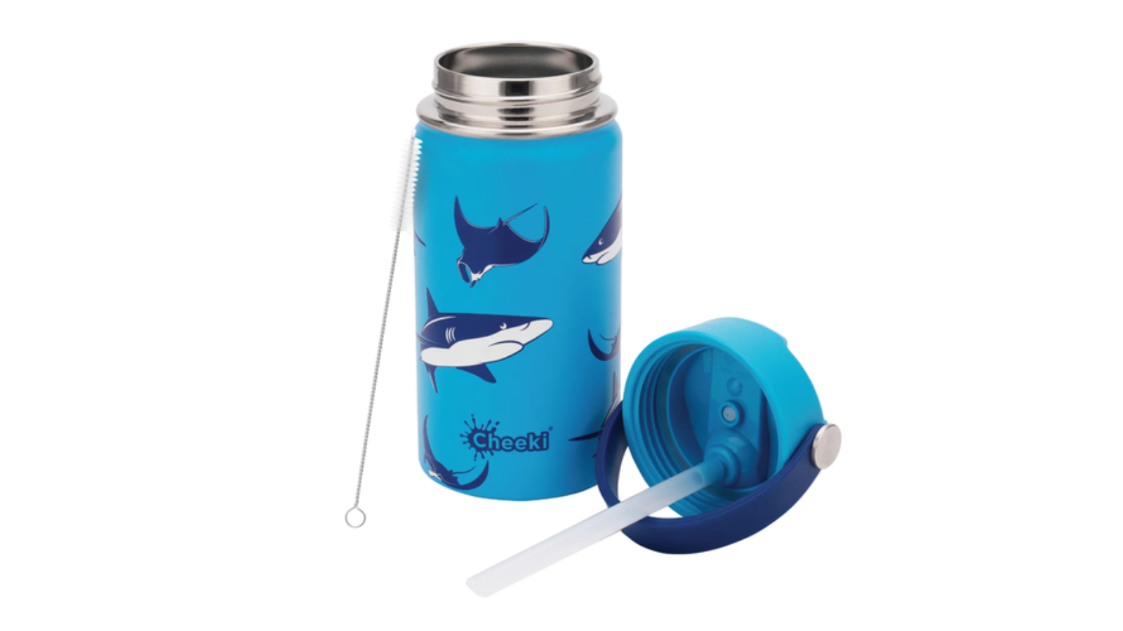 Cheeki Kids Sharks Insulated Stainless Steel Tumbler - 400ml