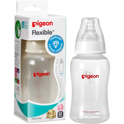 Pigeon Flexible Peristaltic Baby Feeding Bottle - 150ml