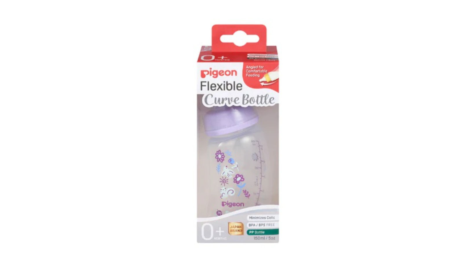 Pigeon Slim Neck Curve Bottle Garden - 150ml