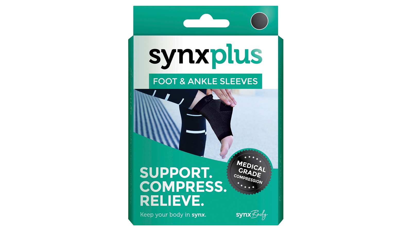 Synxplus Foot Ankle Sleeve - Medium