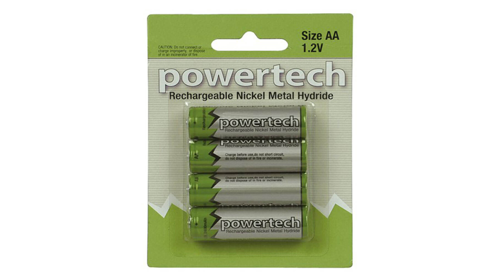 Latest Buys Pack of 4 Powertech 1.2V AA 2500mAh Battery