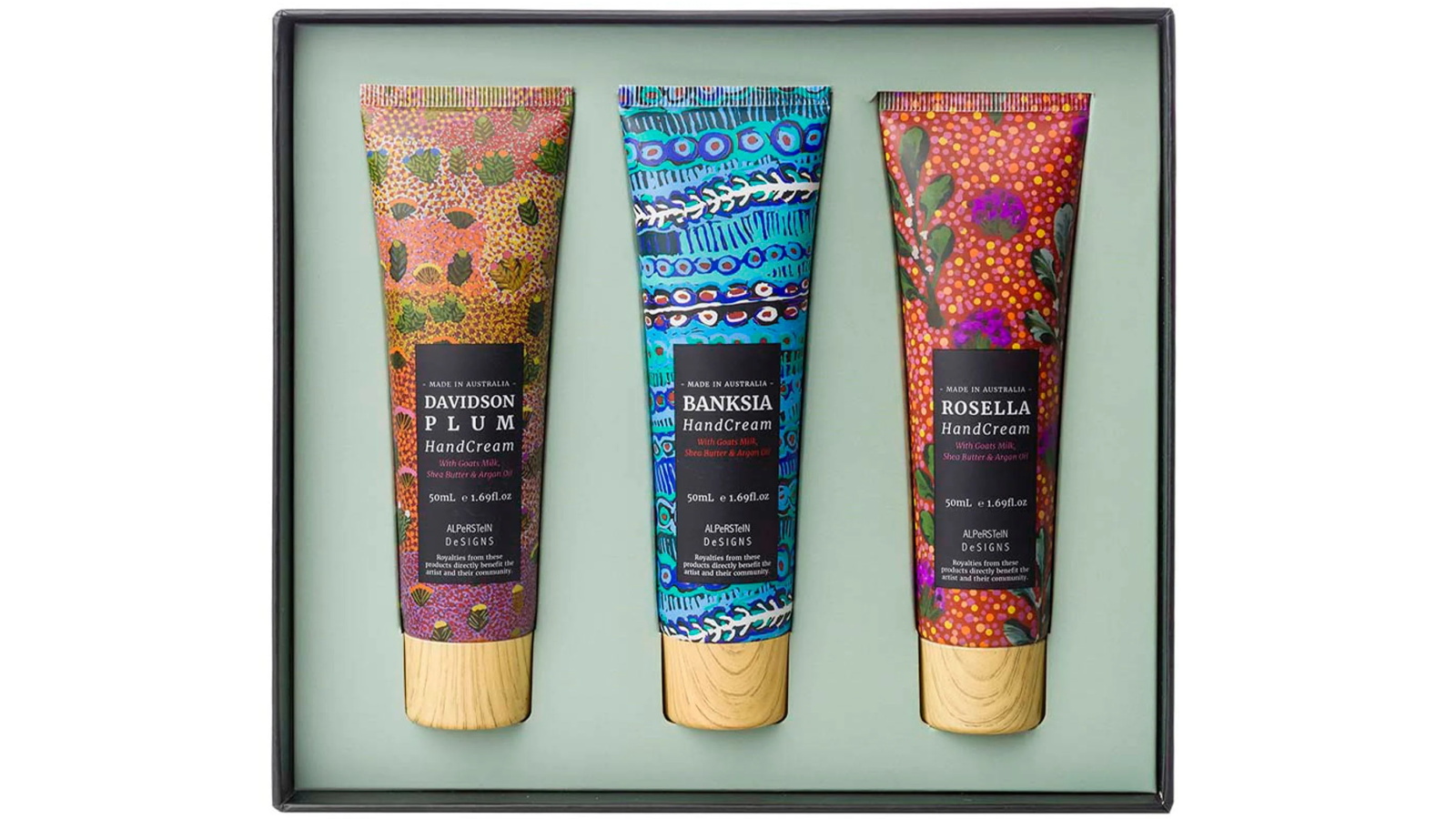 Alperstein Designs Hand Cream Trio - Davidson Plum, Banksia and Rosella