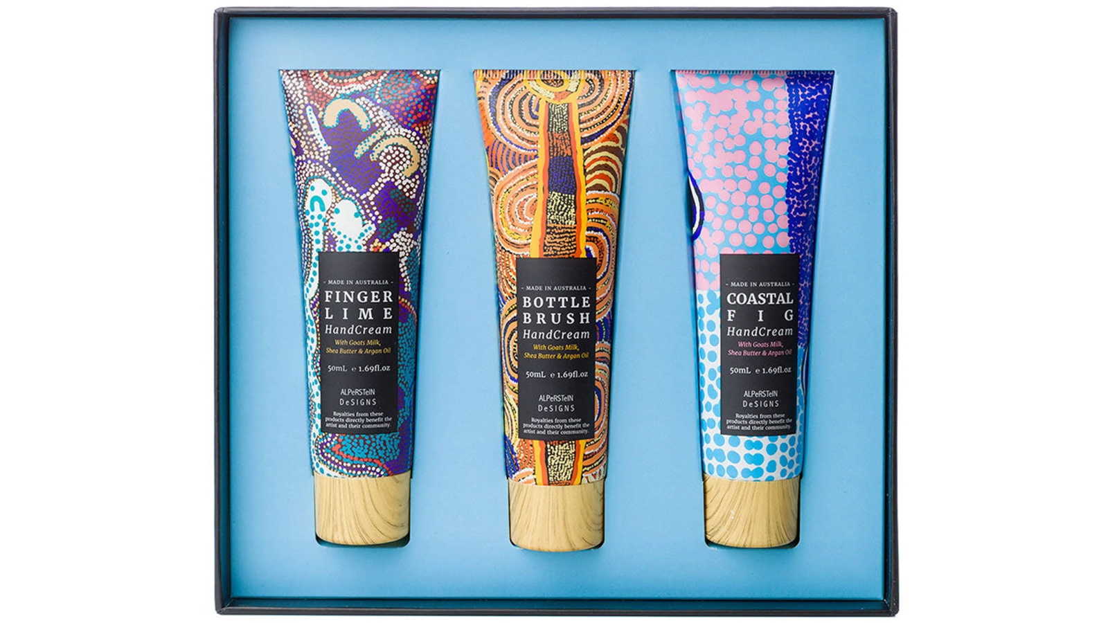 Alperstein Designs Hand Cream Trio - Finger Lime, Bottle Brush and Coastal Fig