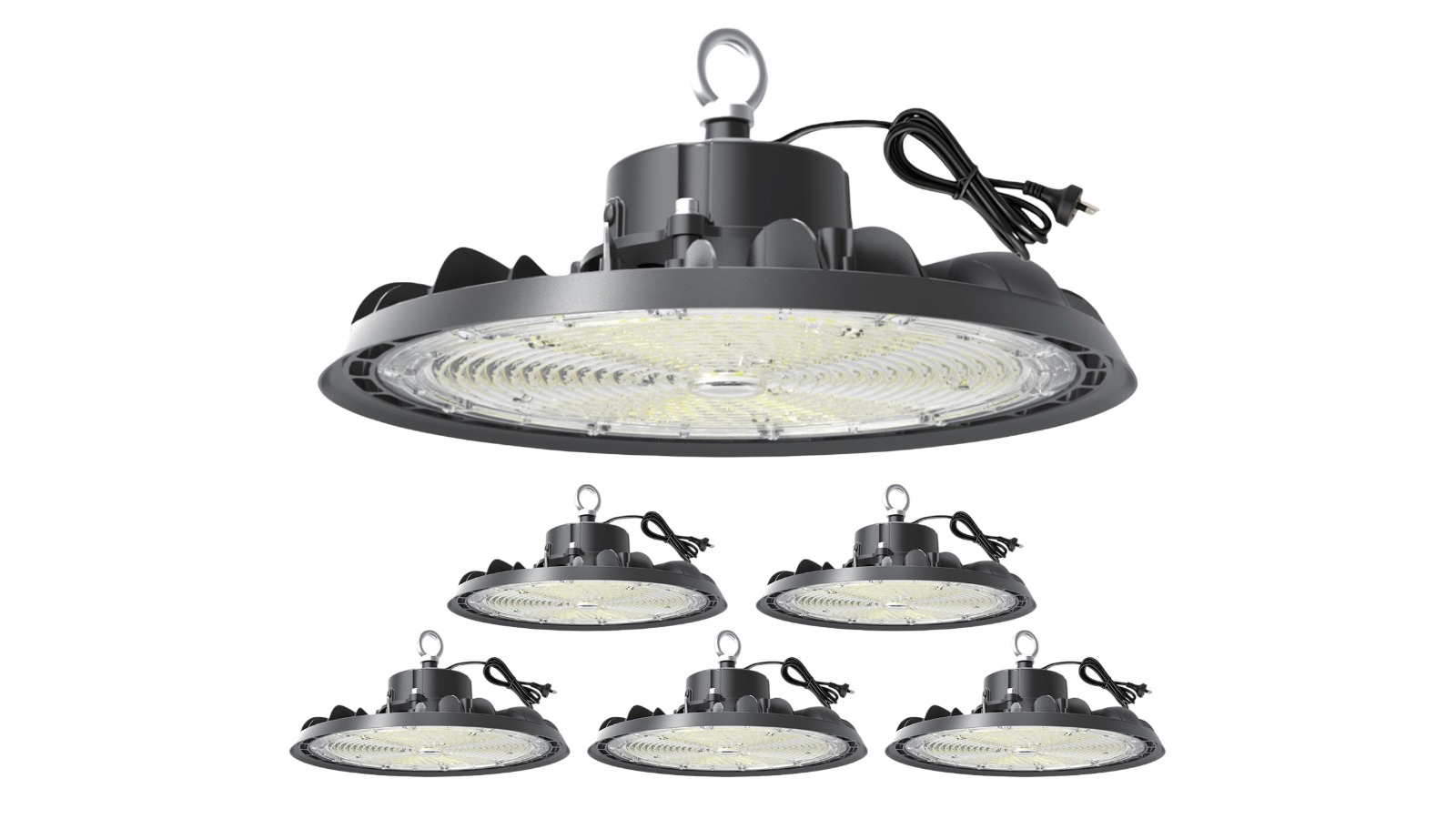 Advwin Pack of 6 200W IP66 6500K LED High Bay Light 