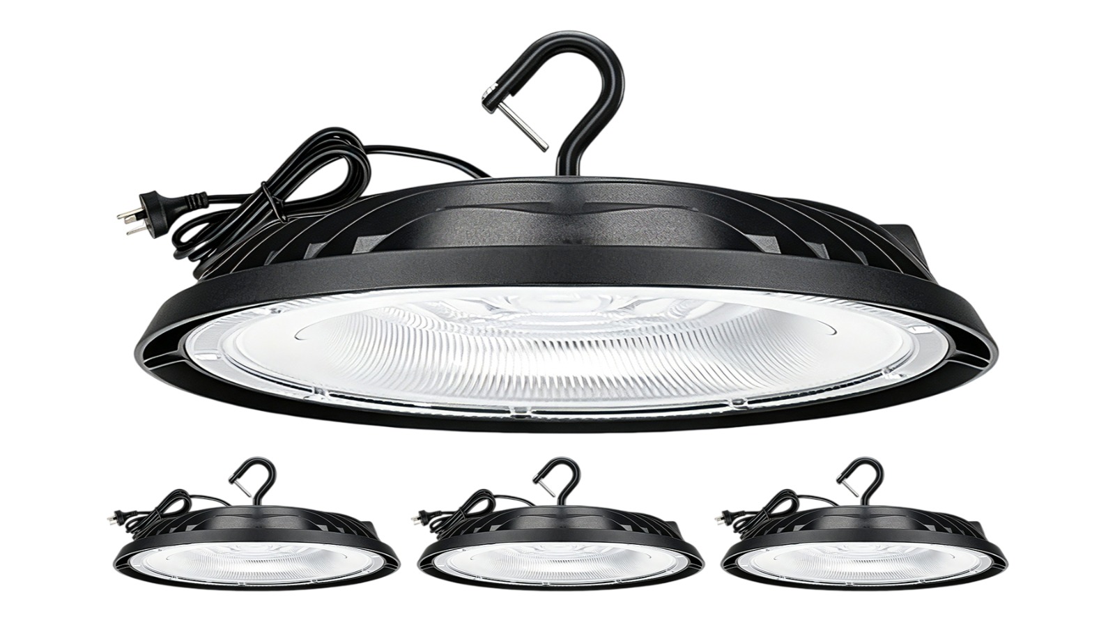 Advwin Pack of 4 200W Adjustable High Bay LED Light
