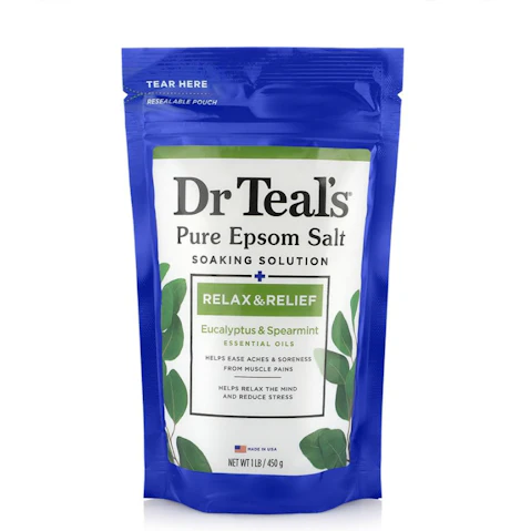 Dr Teal's Eucalyptus and Spearmint Epsom Salt - 450g