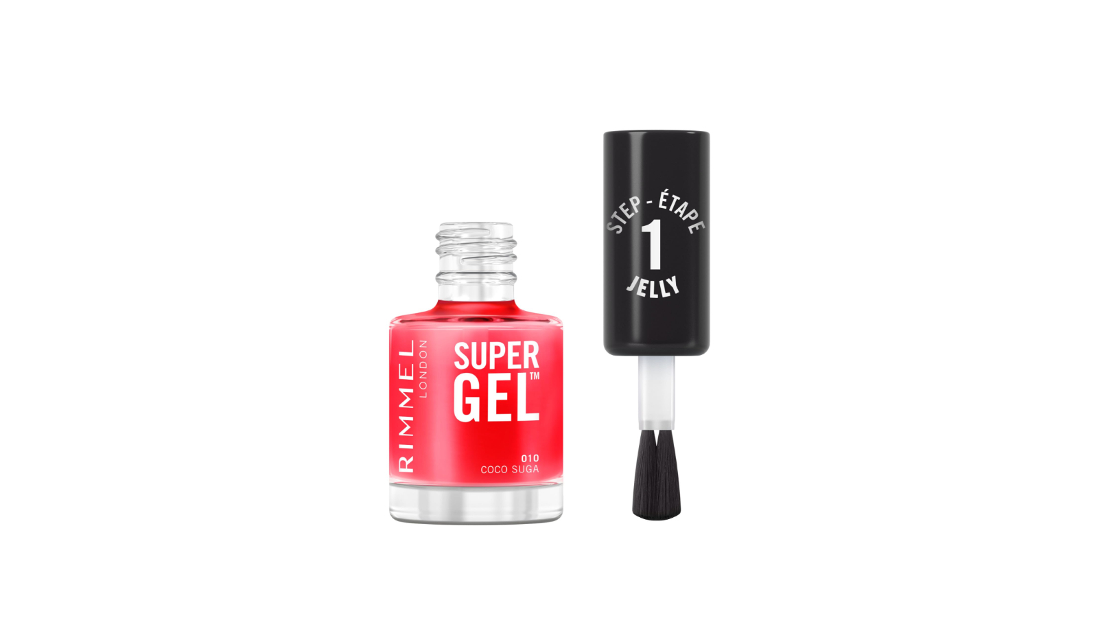Rimmel London Super Gel 12ml Jelly Nail Polish Lacquer - 010 Coco Suga