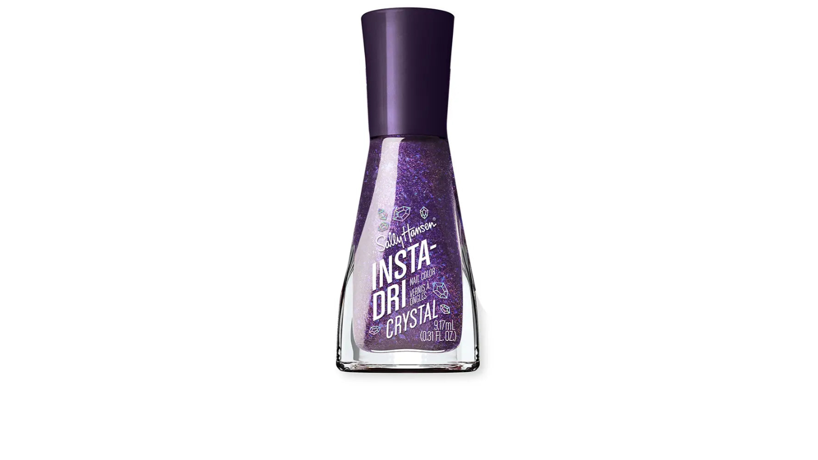 Sally Hansen Insta-Dri Crystal Nail Polish - 124 Amethyst Allure