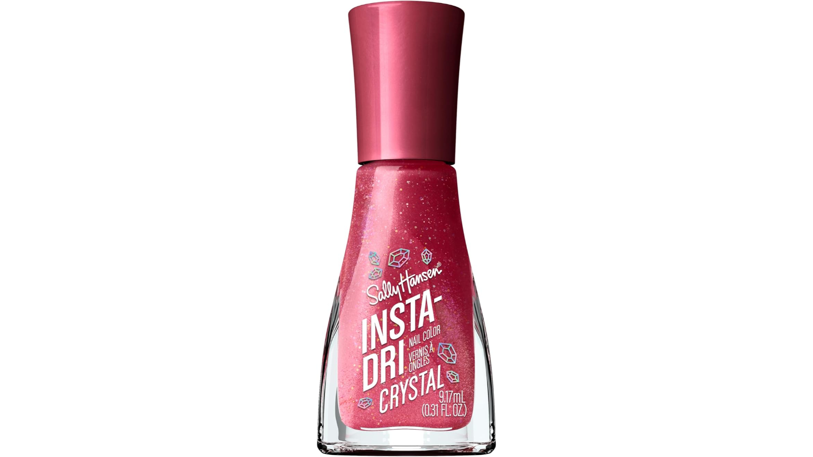 Sally Hansen Insta-Dri Crystal Nail Polish - 117 Ruby Reflection