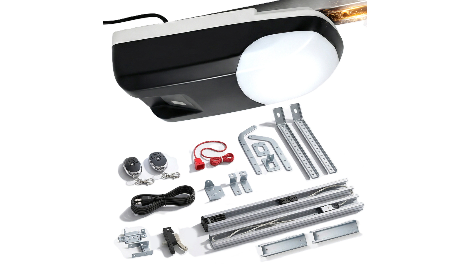 Advwin 800N Garage Door Opener with Belt Drive and Safety Reverse