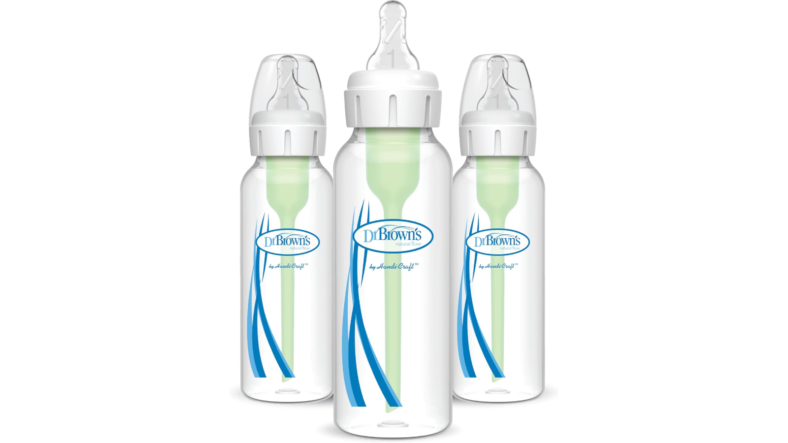 Dr. Brown's 3 Piece Anti-Colic Options+ Level 1 Teat Baby Bottle - 25ml
