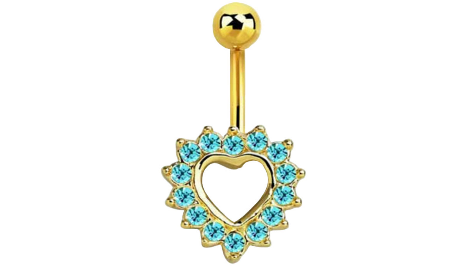Rossan Belly Banana Jewelled Heart