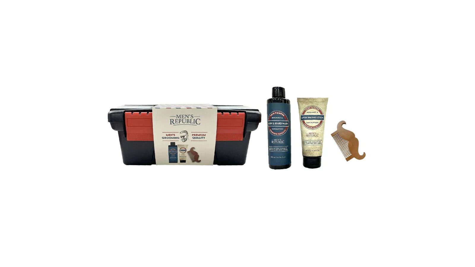 Men's Republic 4 Piece Tool Case Grooming Kit