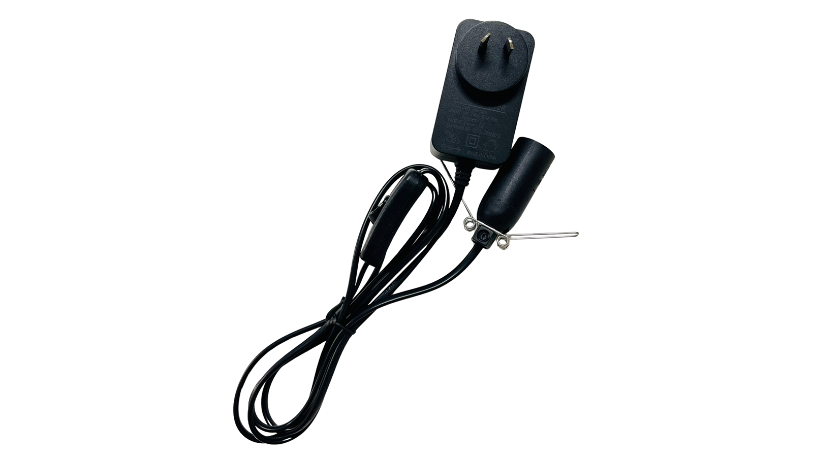 SaltCo 24V Salt Crystal Lamp Cord - Black