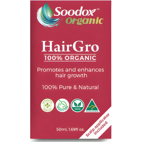 Soodox Organic 50ml Hairgro Oil For Hair Growth And Strengthening