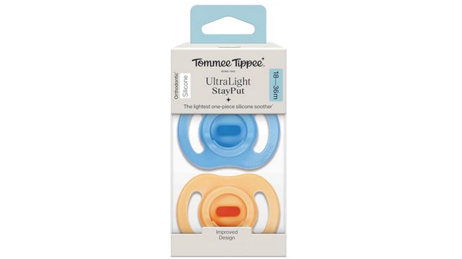 Tommee Tippee Pack of 2 Ultralight Soother Day For 18 To 36 Months