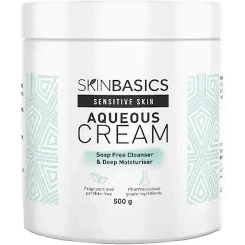 Skin Basics 500g Aqueous Cream for Dry and Sensitive Skin