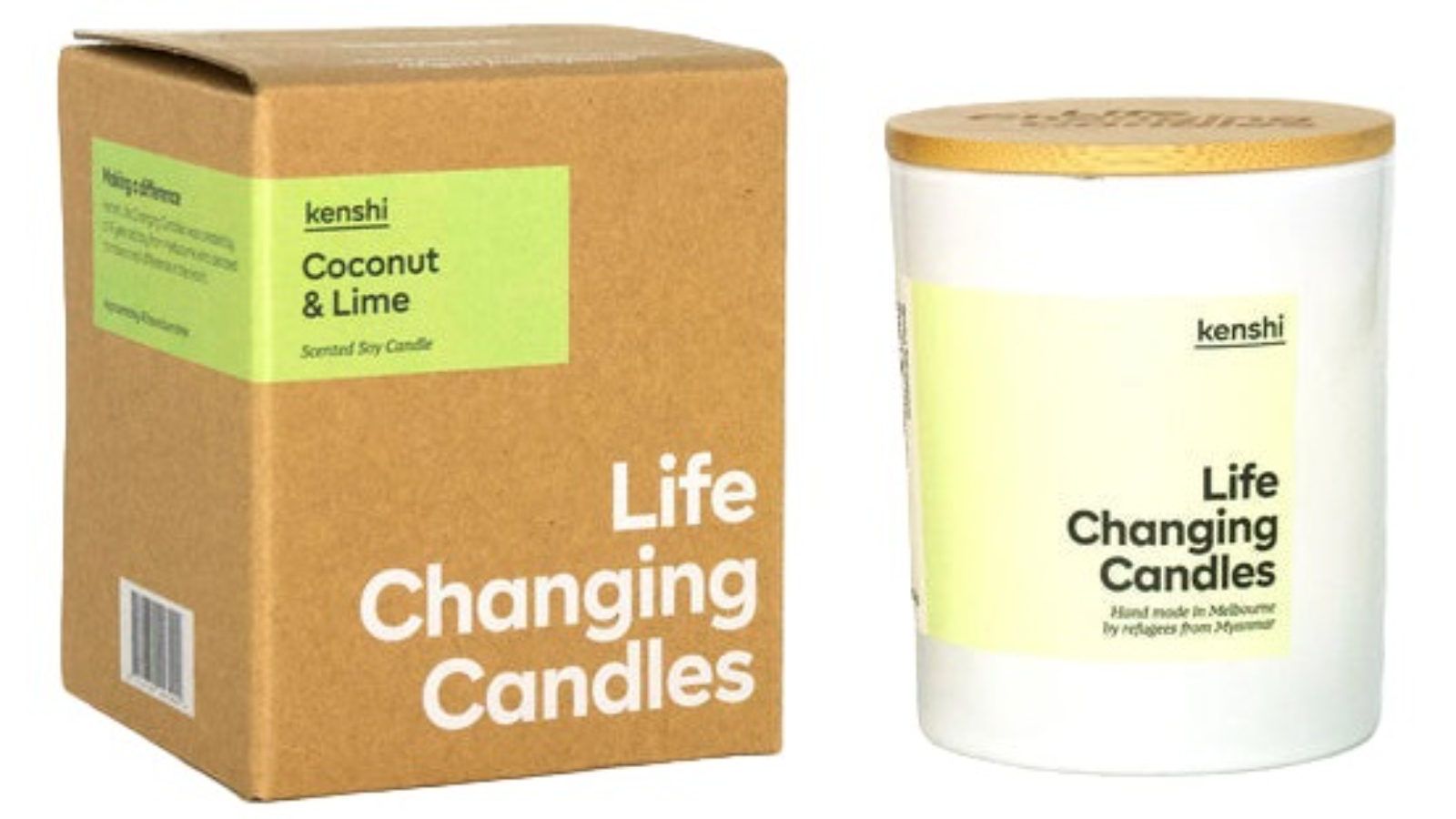 Kenshi Lemongrass and Jasmine Scented Candle
