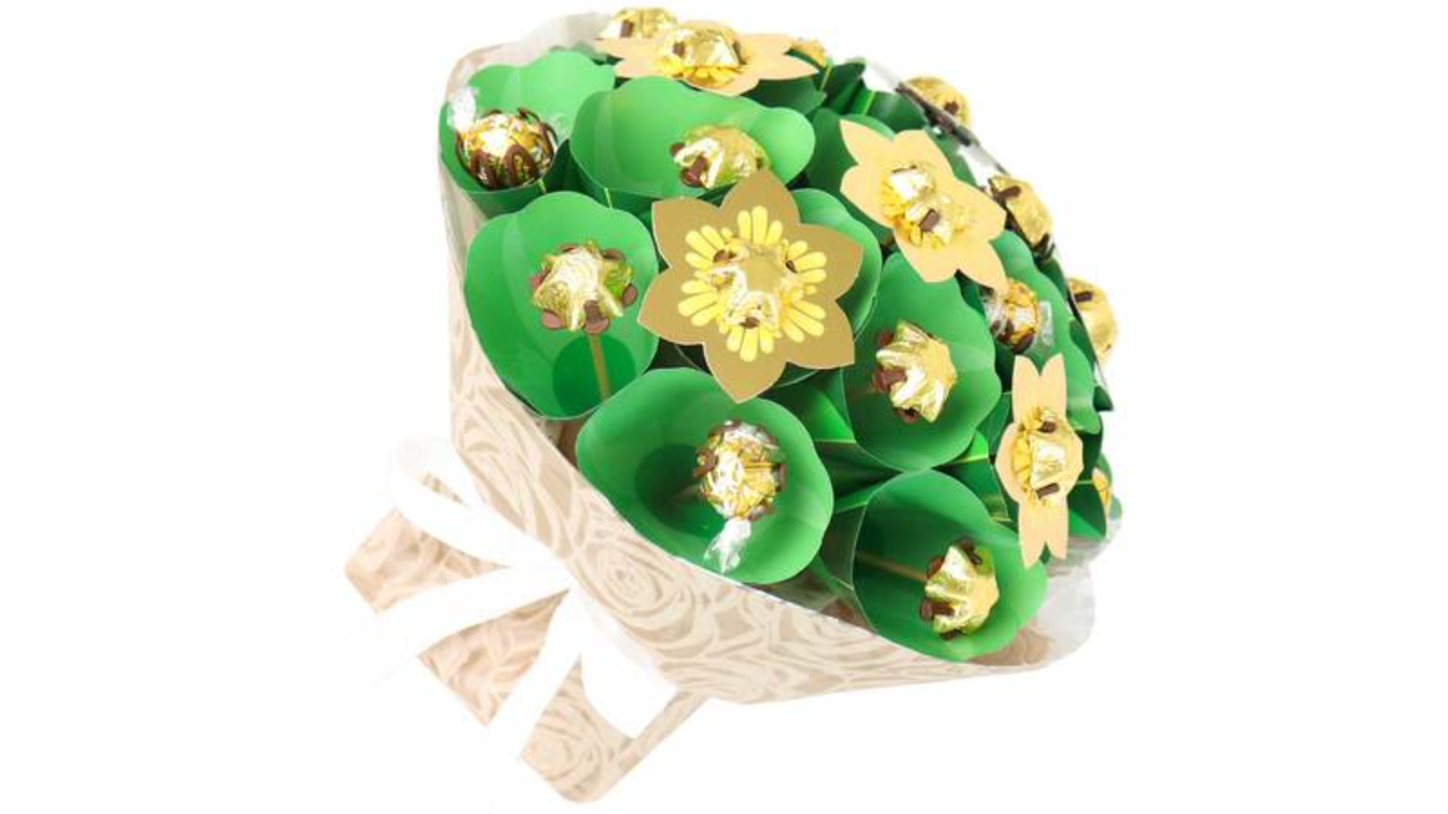 Edible Blooms Golden Flower Bouquet - Medium