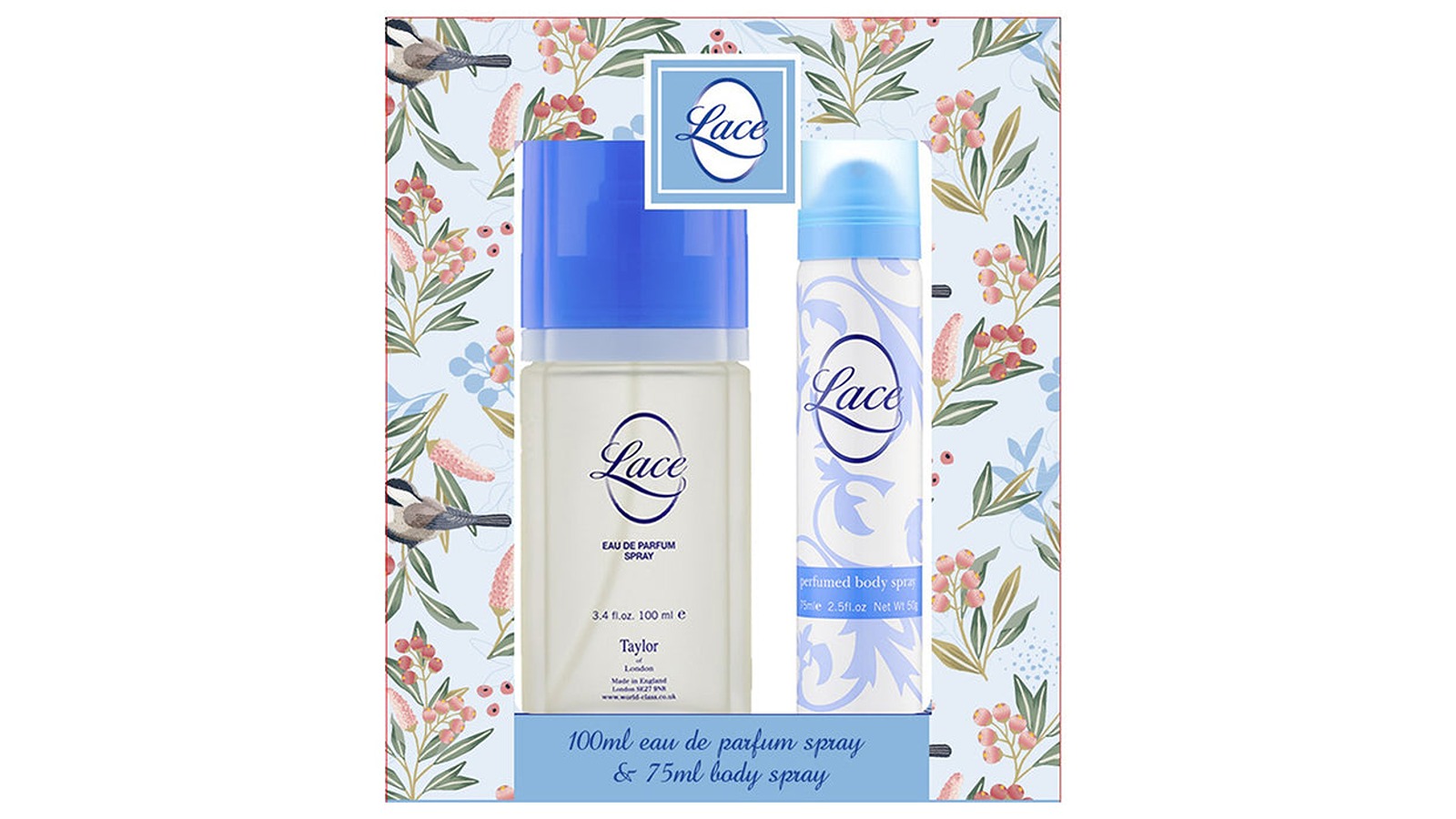 Lace 2 Piece EDP and Body Spray Gift Set