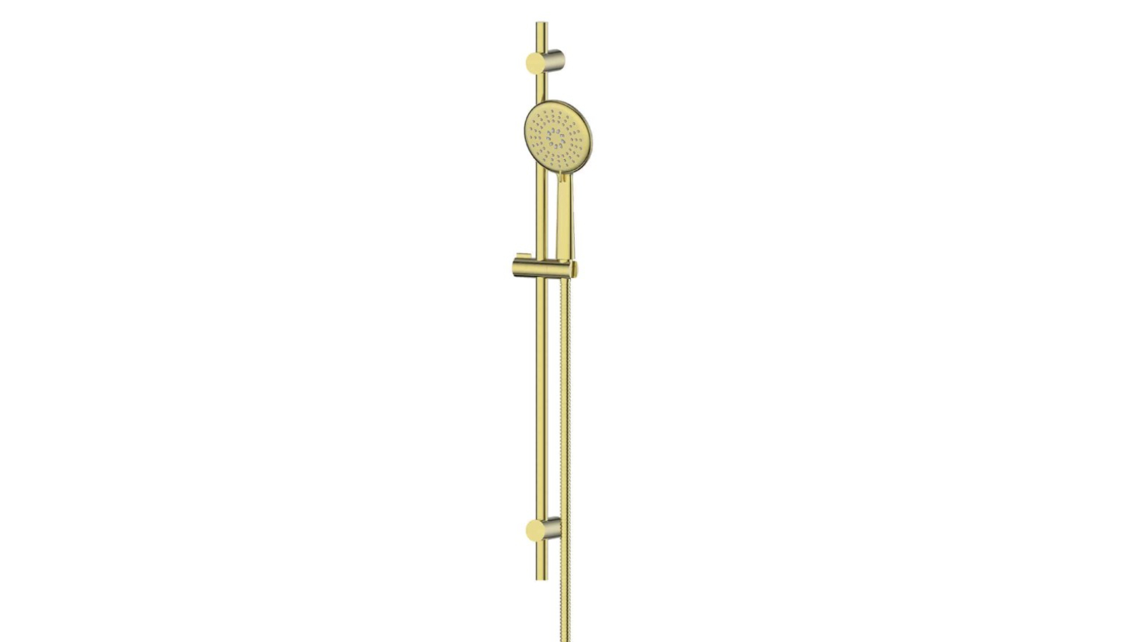 Greens Rocco Adjustable Rail Shower - Brushed Brass