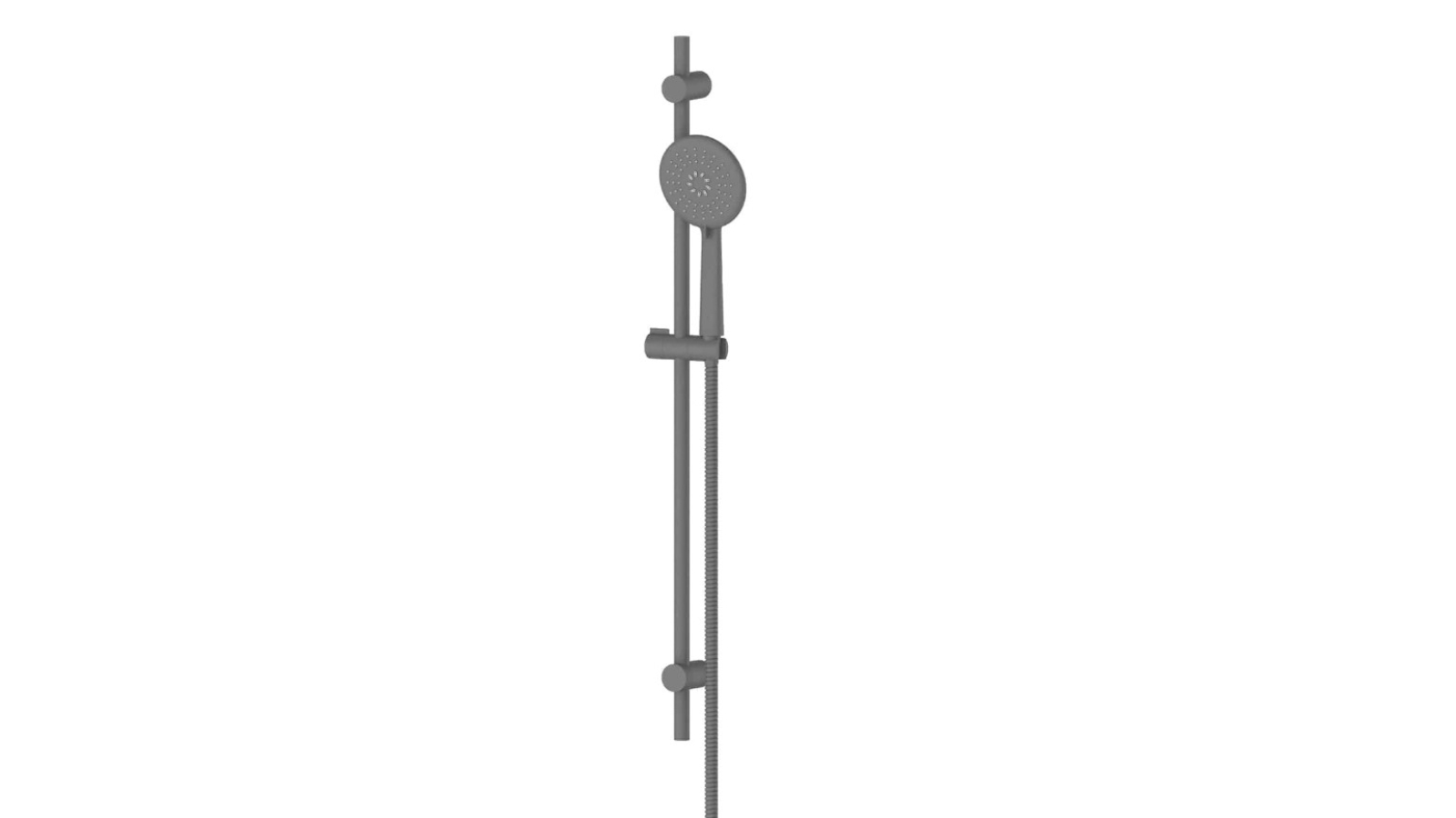 Greens Rocco Adjustable Rail Shower - Gunmetal