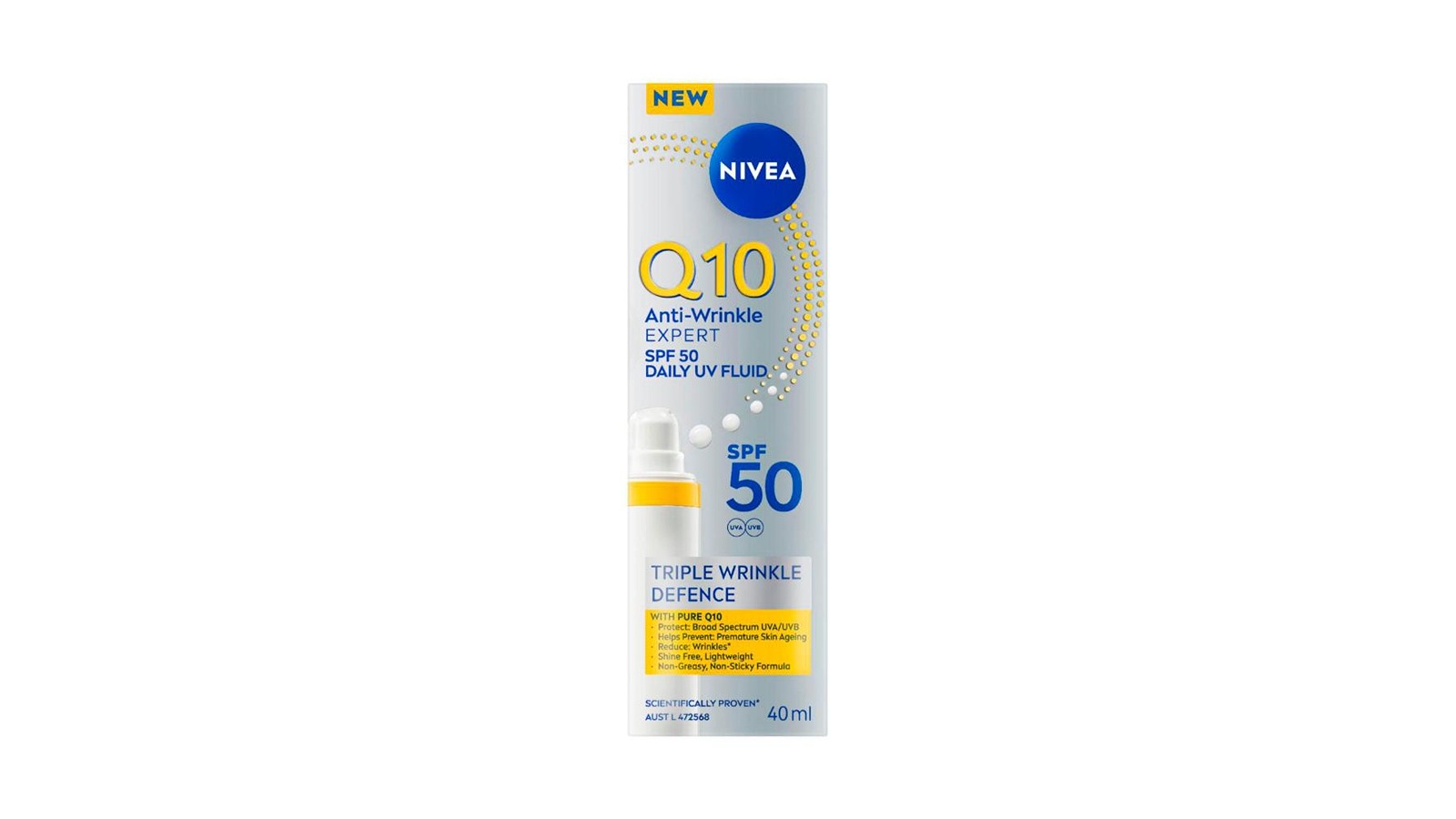 Nivea Q10 Anti-Wrinkle Power Protecting Day Fluid SPF 50 - 40ml