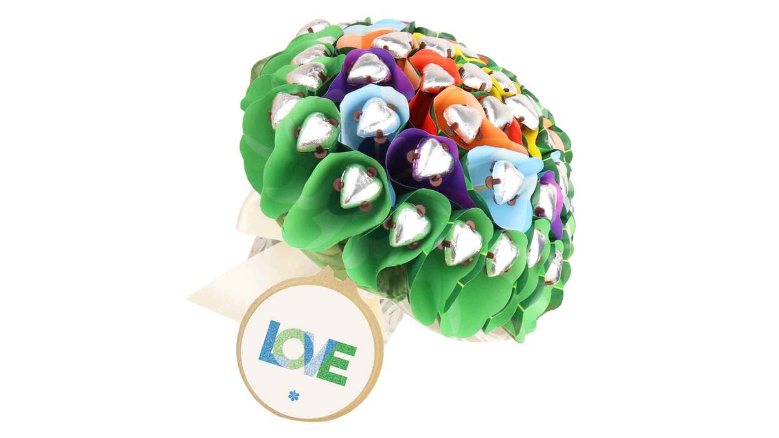 Edible Blooms Rainbow Chocolate Bouquet - Medium