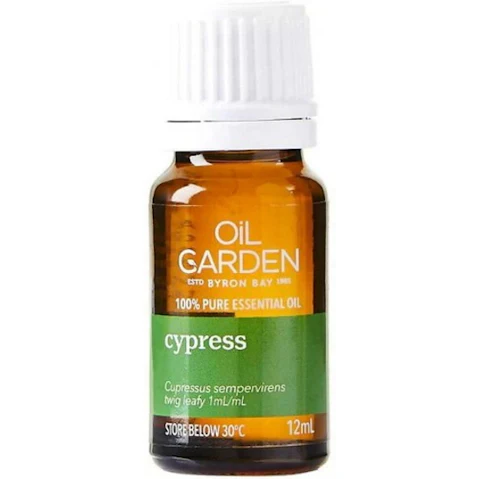Oil Garden Cypress Pure Essential Oil for Aromatherapy and Skincare - 12ml