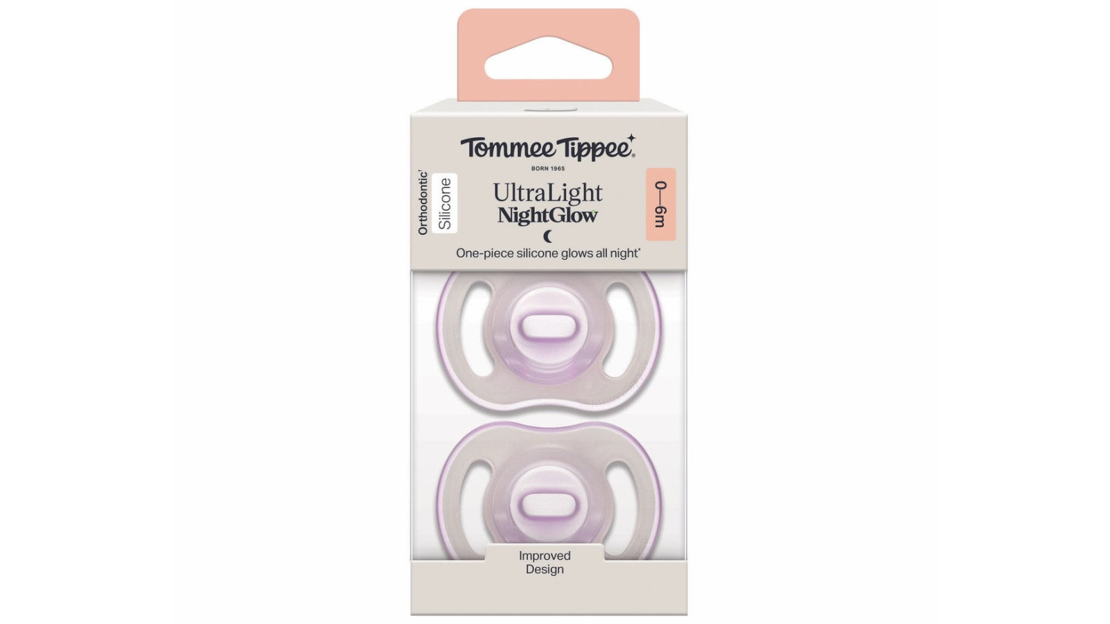 Tommee Tippee Ultra Light Night Soother for Babies 0 to 6 Months