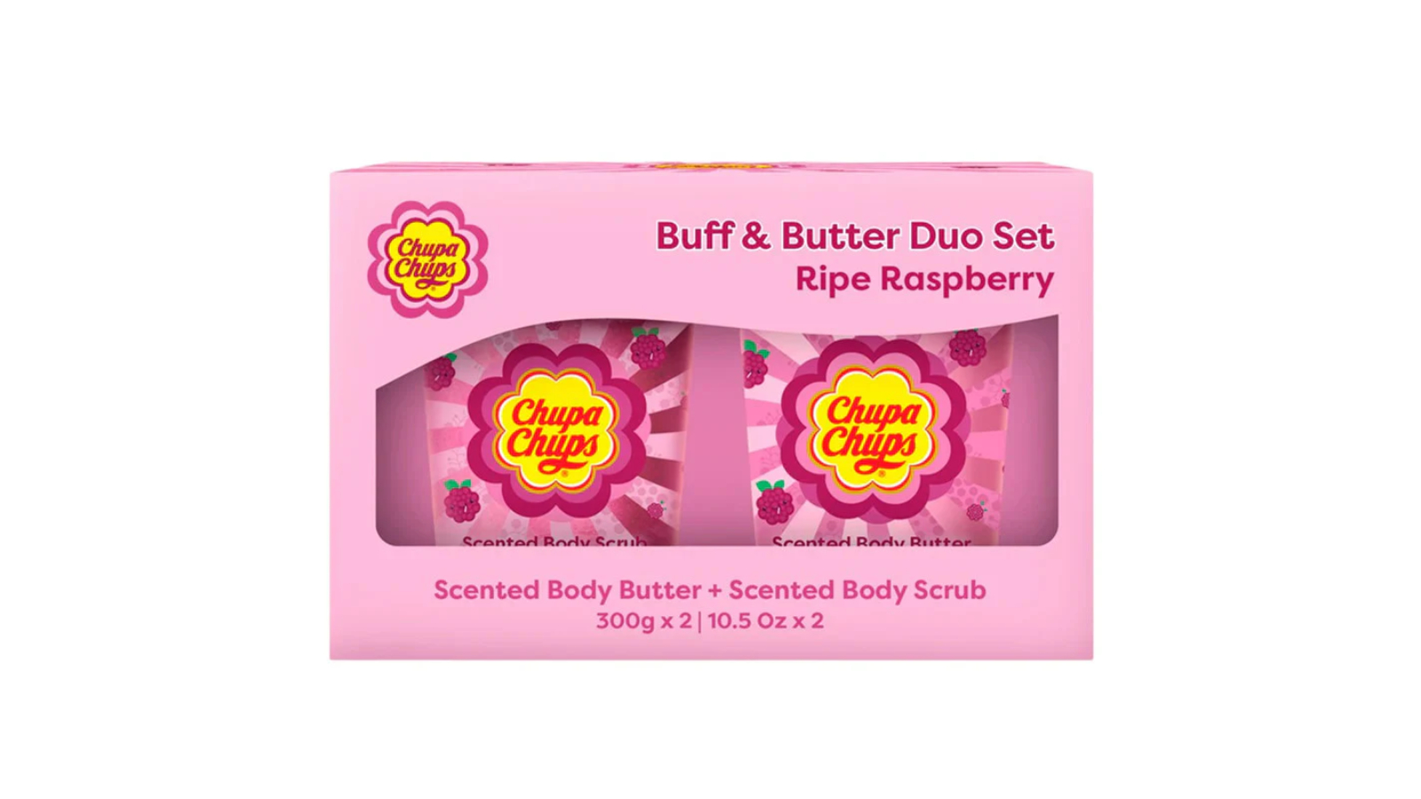 Chupa Chups Raspberry Duo Body Scrub