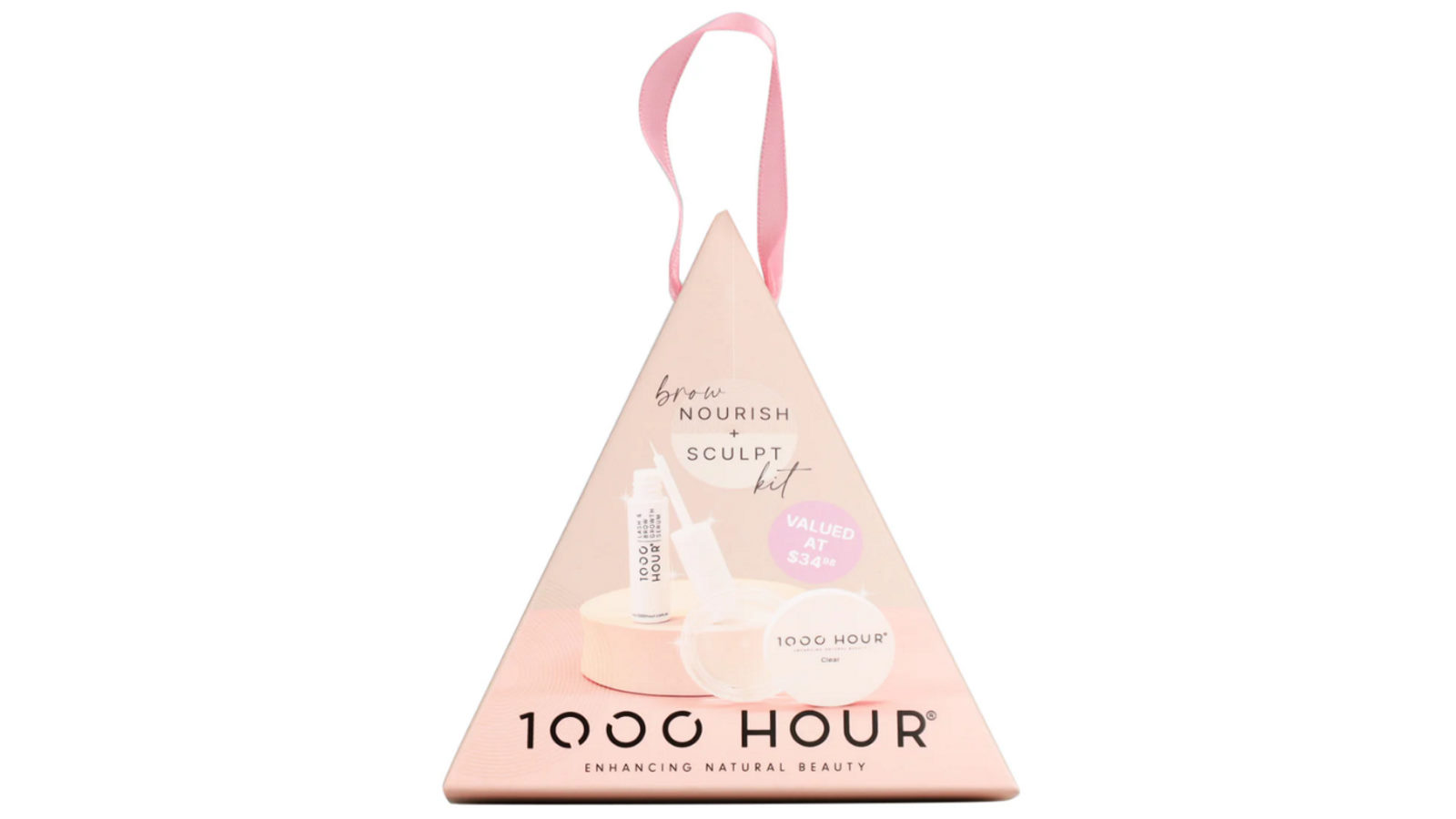 1000 Hour Brow Nourish and Sculpt Kit with 5ml Brow Gel and 3g Brow Wax